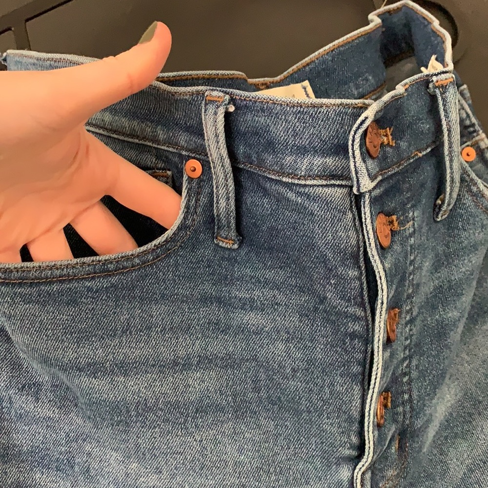 10' high rise skinny madewell jeans - Picture 3 of 6